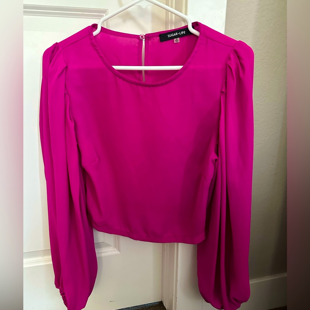 Sugar Lips Magenta Blouse